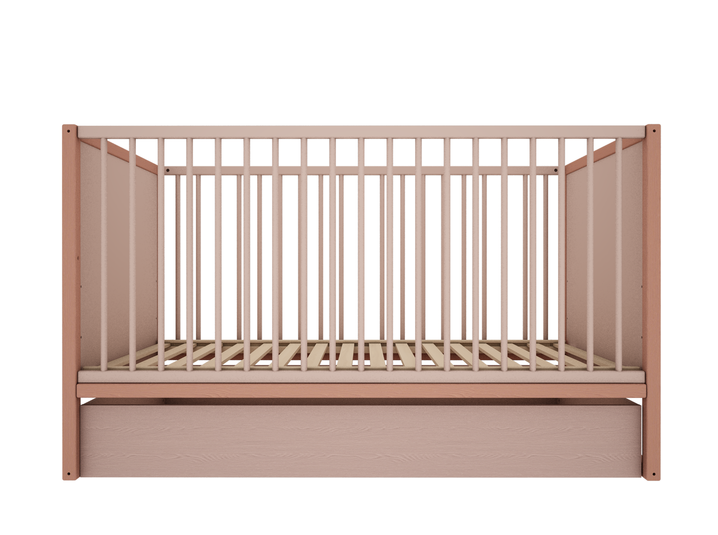 Handmade 'Tweens' Under bed Drawer for 70x140 bed (Pink)