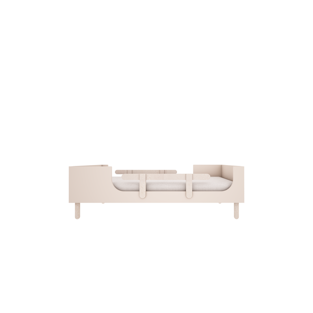 Handmade Birch 'River' Cot Bed 70 x 140cm - Sand