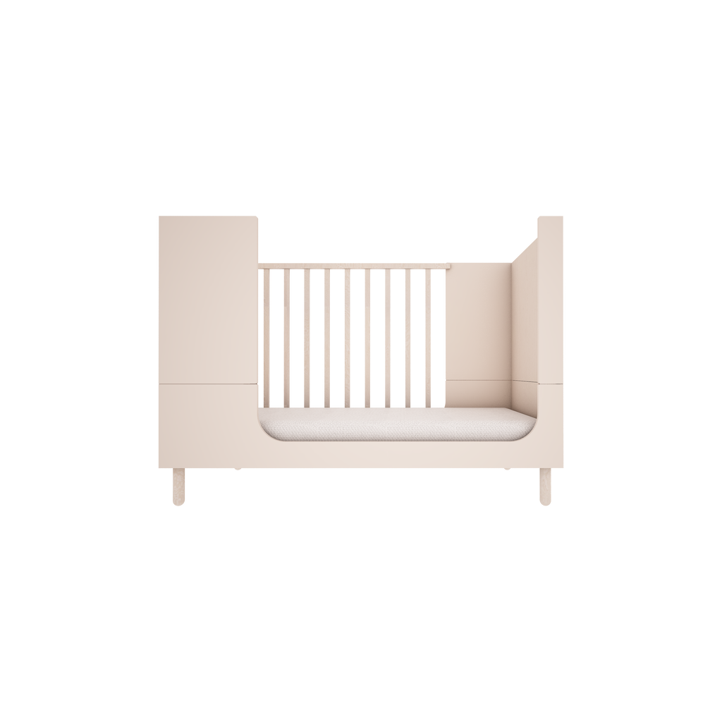Handmade Birch 'River' Cot Bed 70 x 140cm - Sand