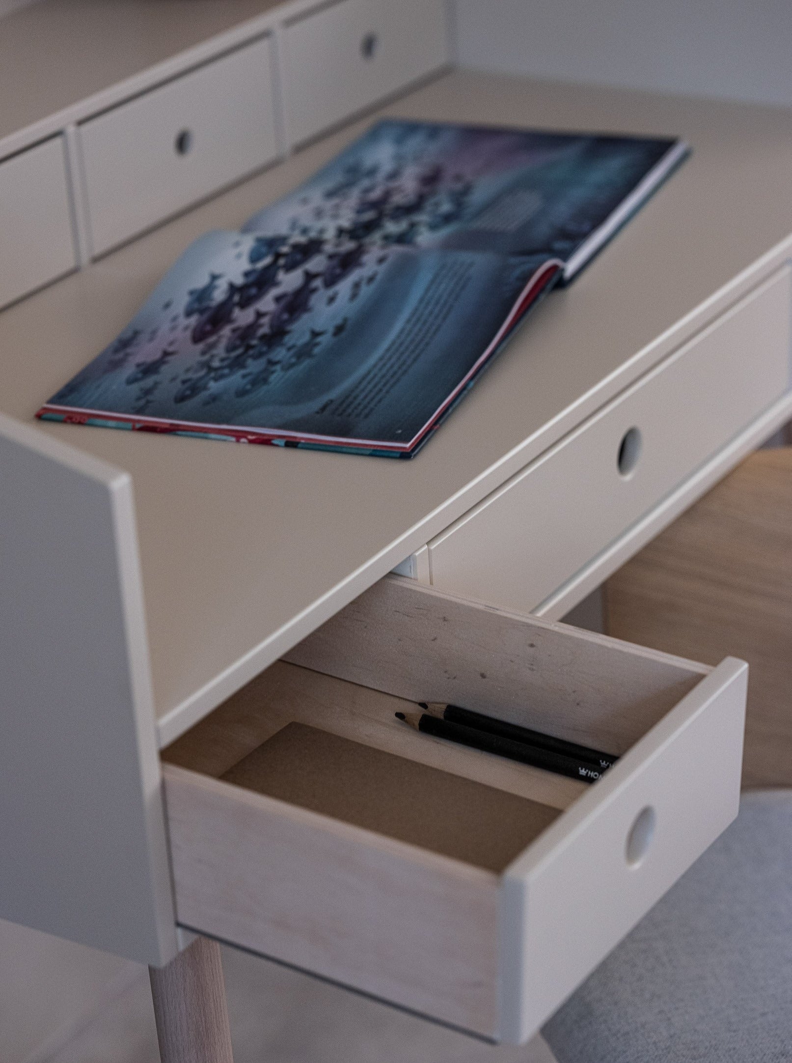 Handmade Birch 'River' Writing Desk - 3 Options