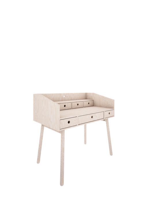 Handmade Birch 'River' Writing Desk - 3 Options