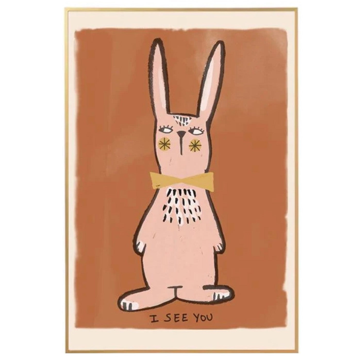 Rabbit 'I See You' Wall Poster - 2 Sizes Available
