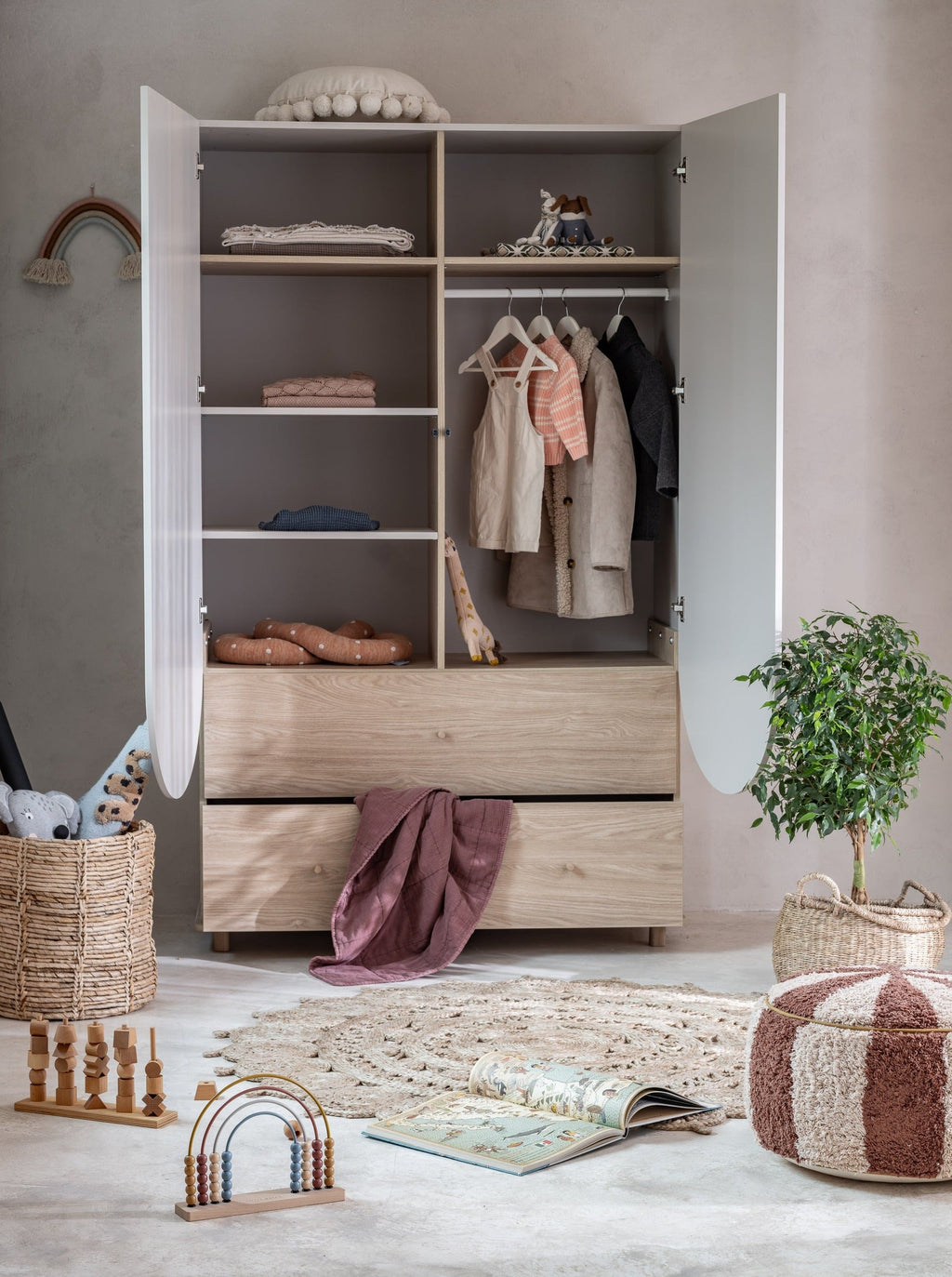 Handmade 'Bloom' Wardrobe