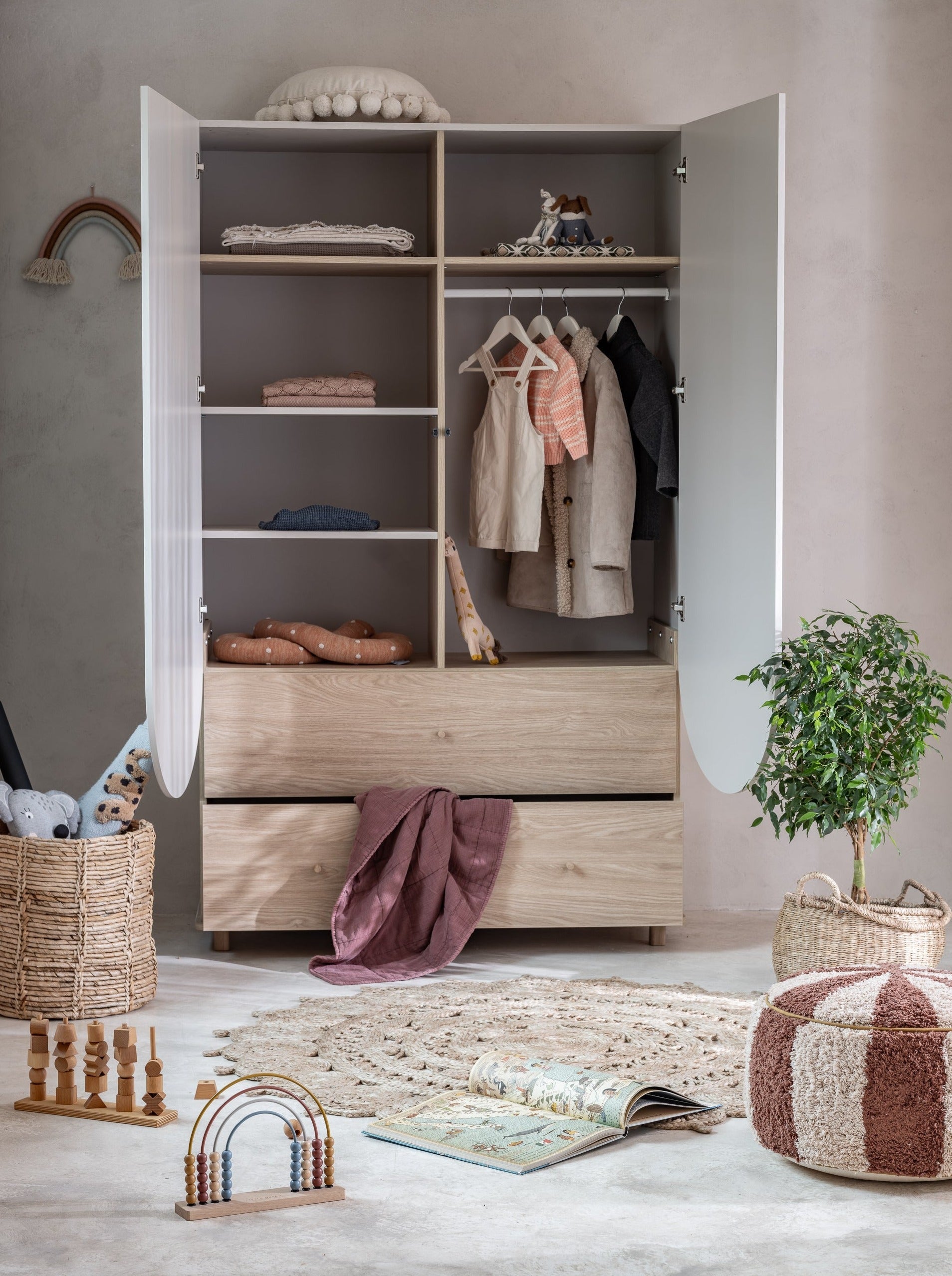 Handmade 'Bloom' Wardrobe