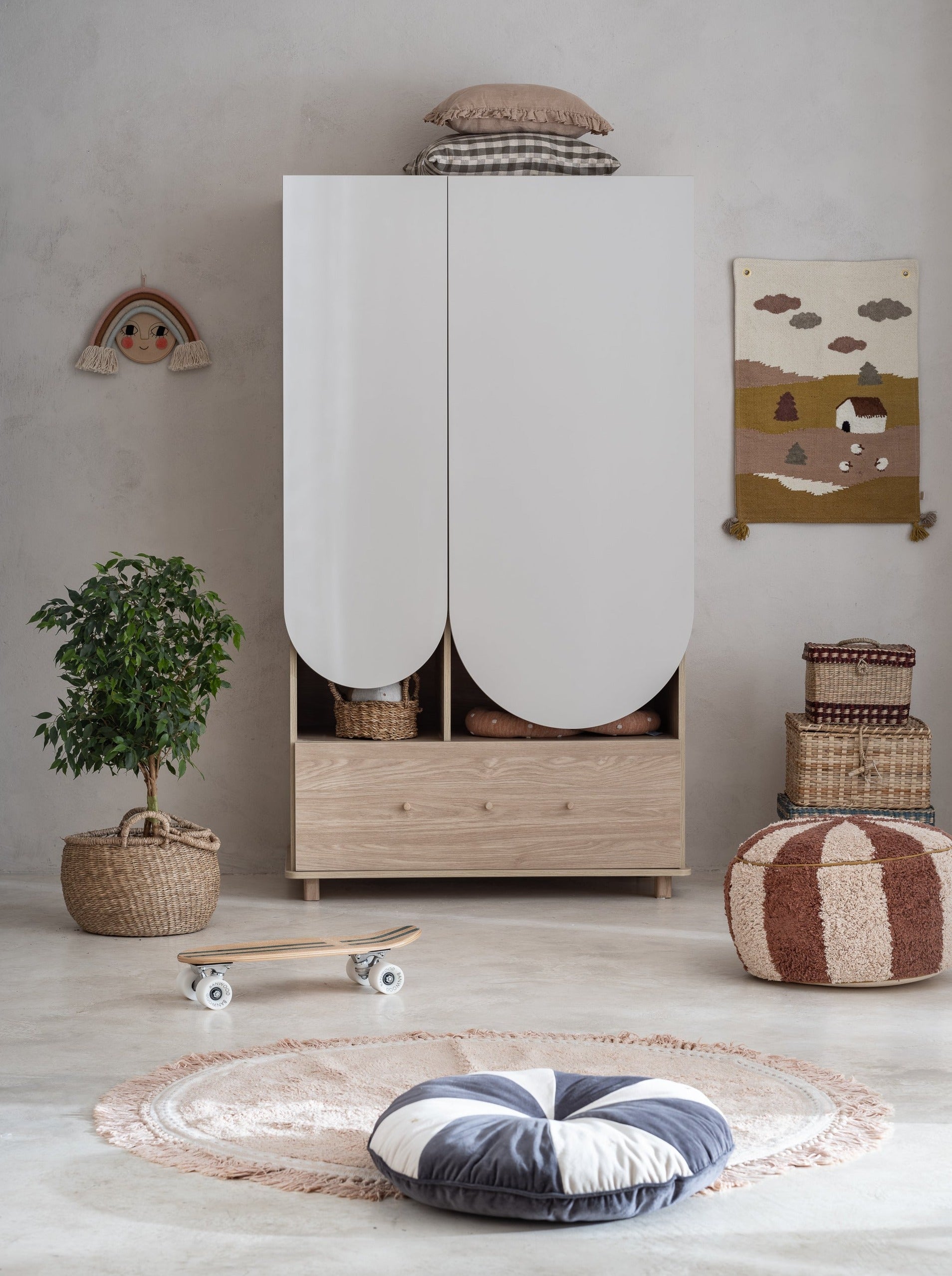 Handmade 'Bloom' Wardrobe - 2 Sizes Available