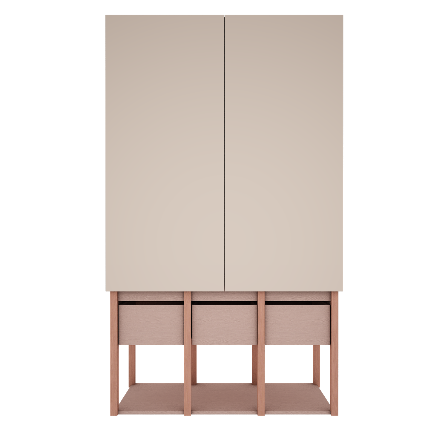 Handmade 'Tweens' Pink Wardrobe