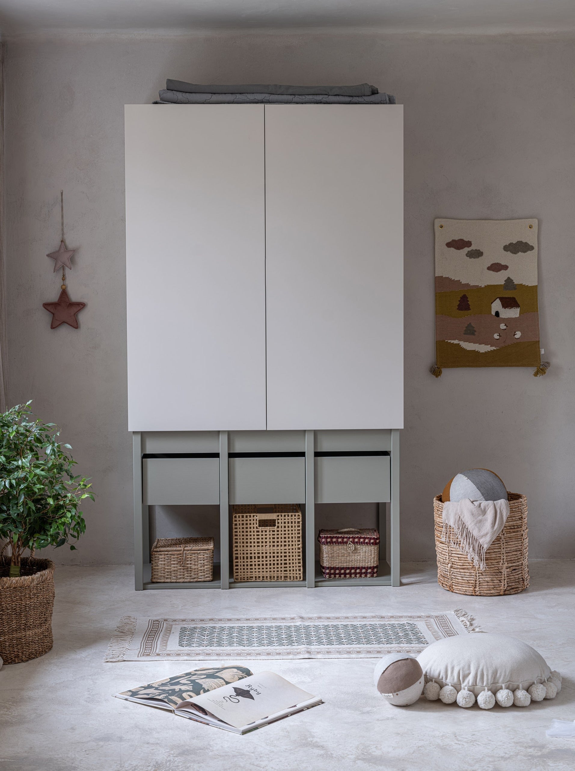 Handmade 'Tweens' Eucalyptus Wardrobe