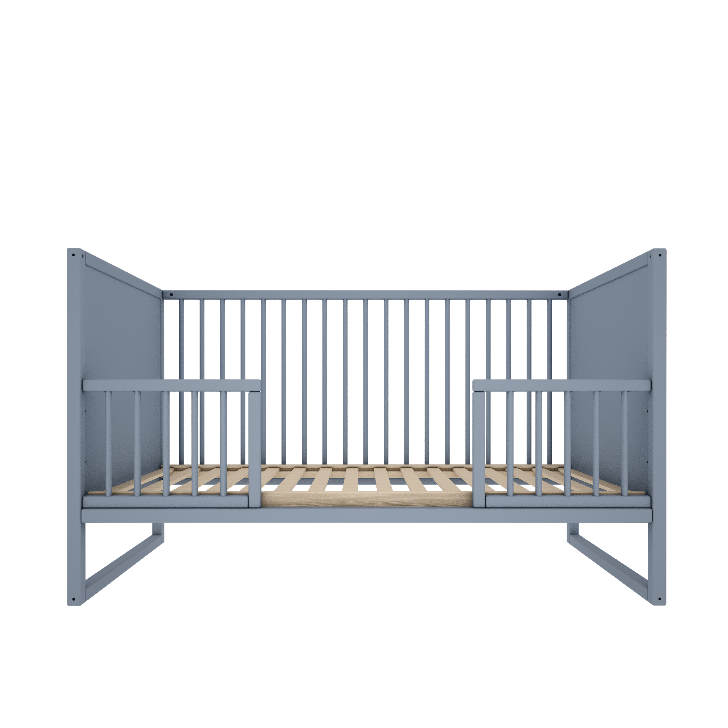 Handmade 'Tweens' Blue Cot Bed 70x140cm
