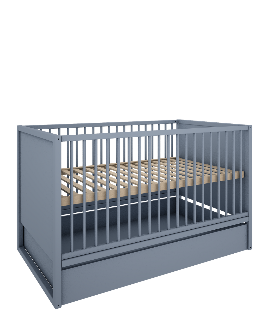 Handmade 'Tweens' Blue Cot Bed 70x140cm