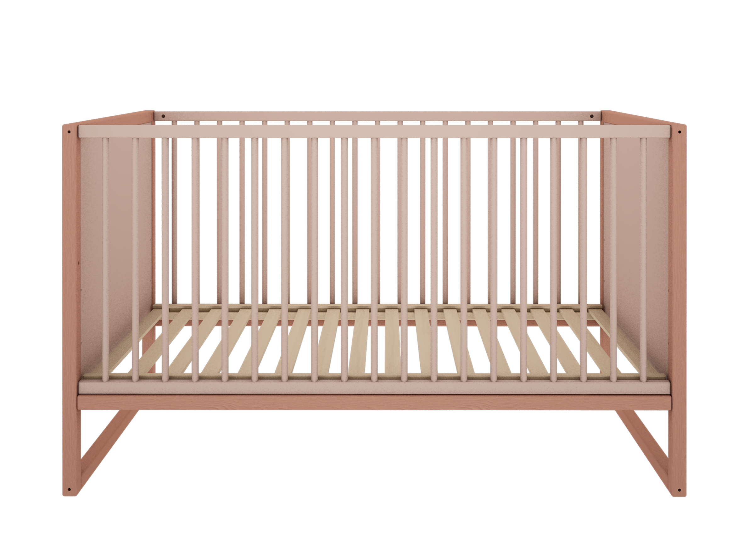 Handmade 'Tweens' Pink Cot bed 70x140cm