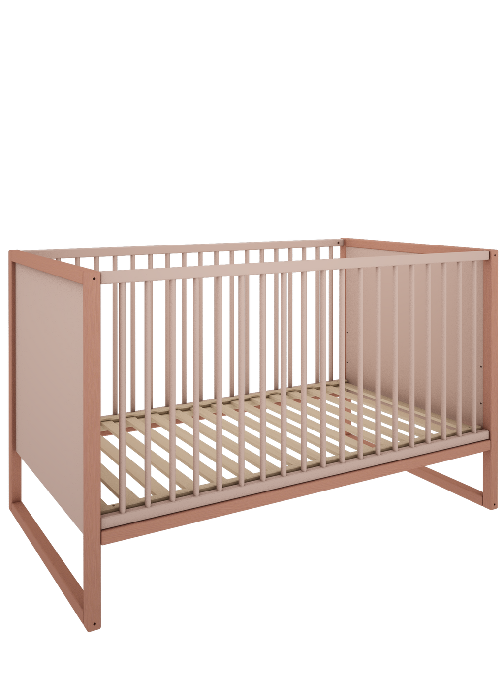Handmade 'Tweens' Pink Cot bed 70x140cm