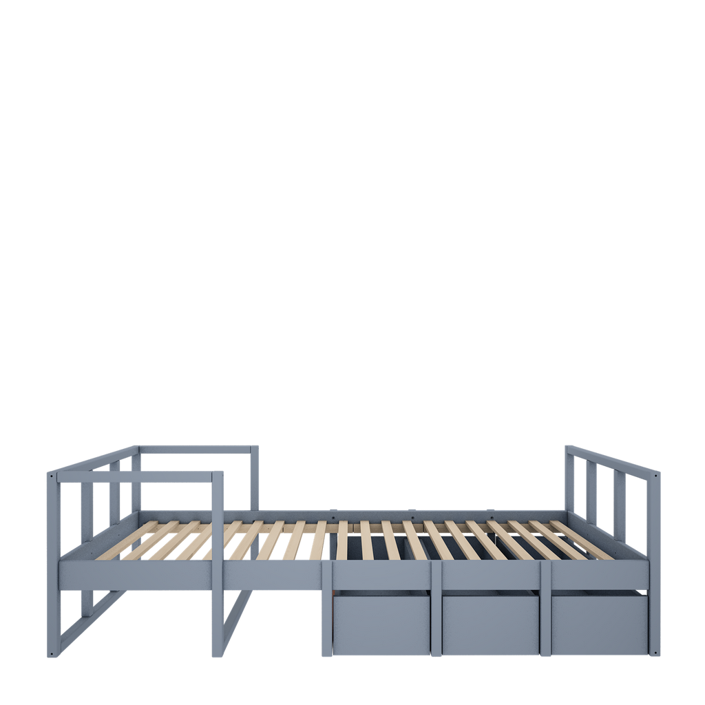 Handmade 'Tweens' Blue Bed 90 x 200cm