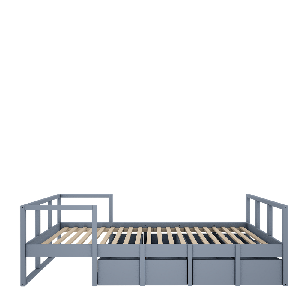 Handmade 'Tweens' Blue Bed 90 x 200cm