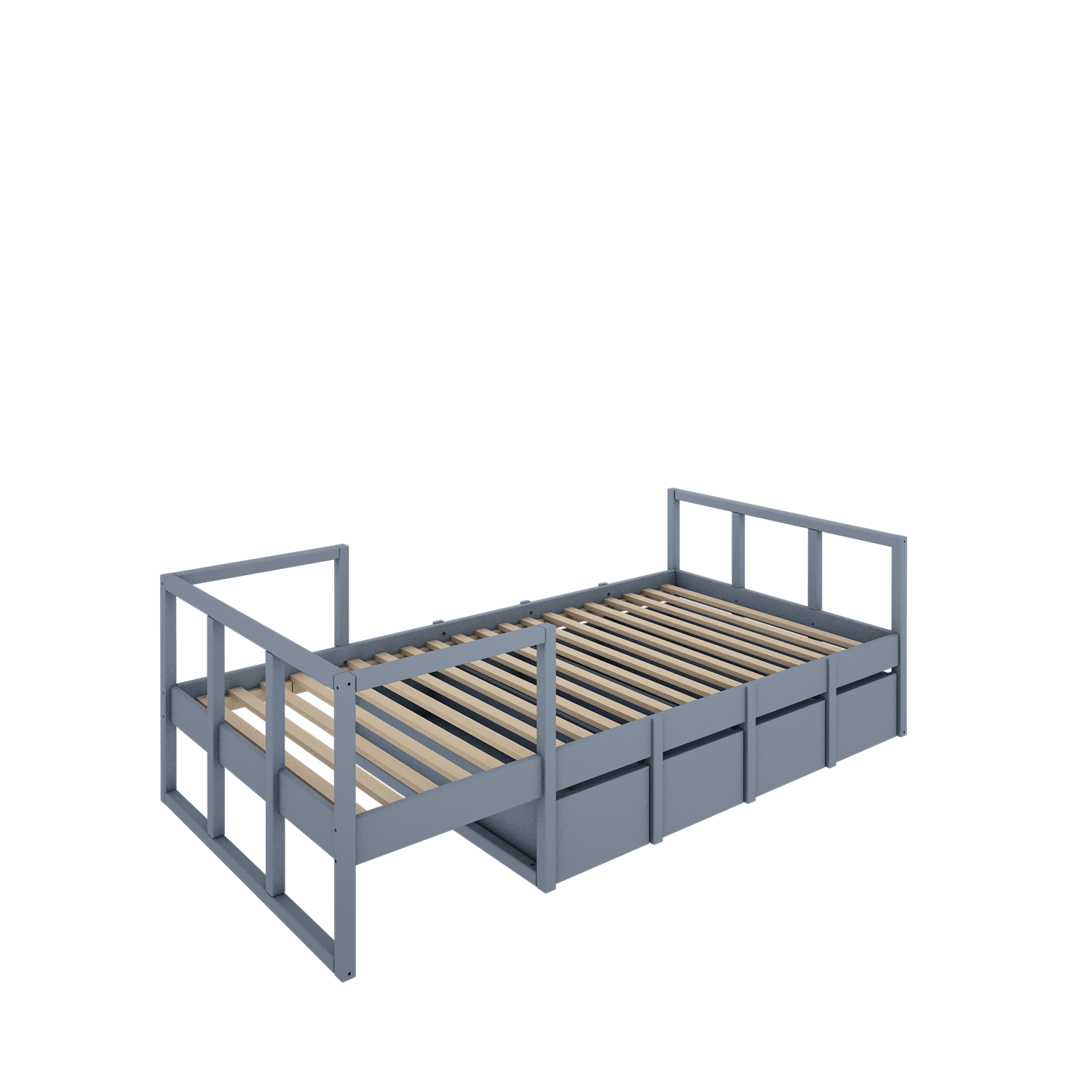 Handmade 'Tweens' Blue Bed 90 x 200cm