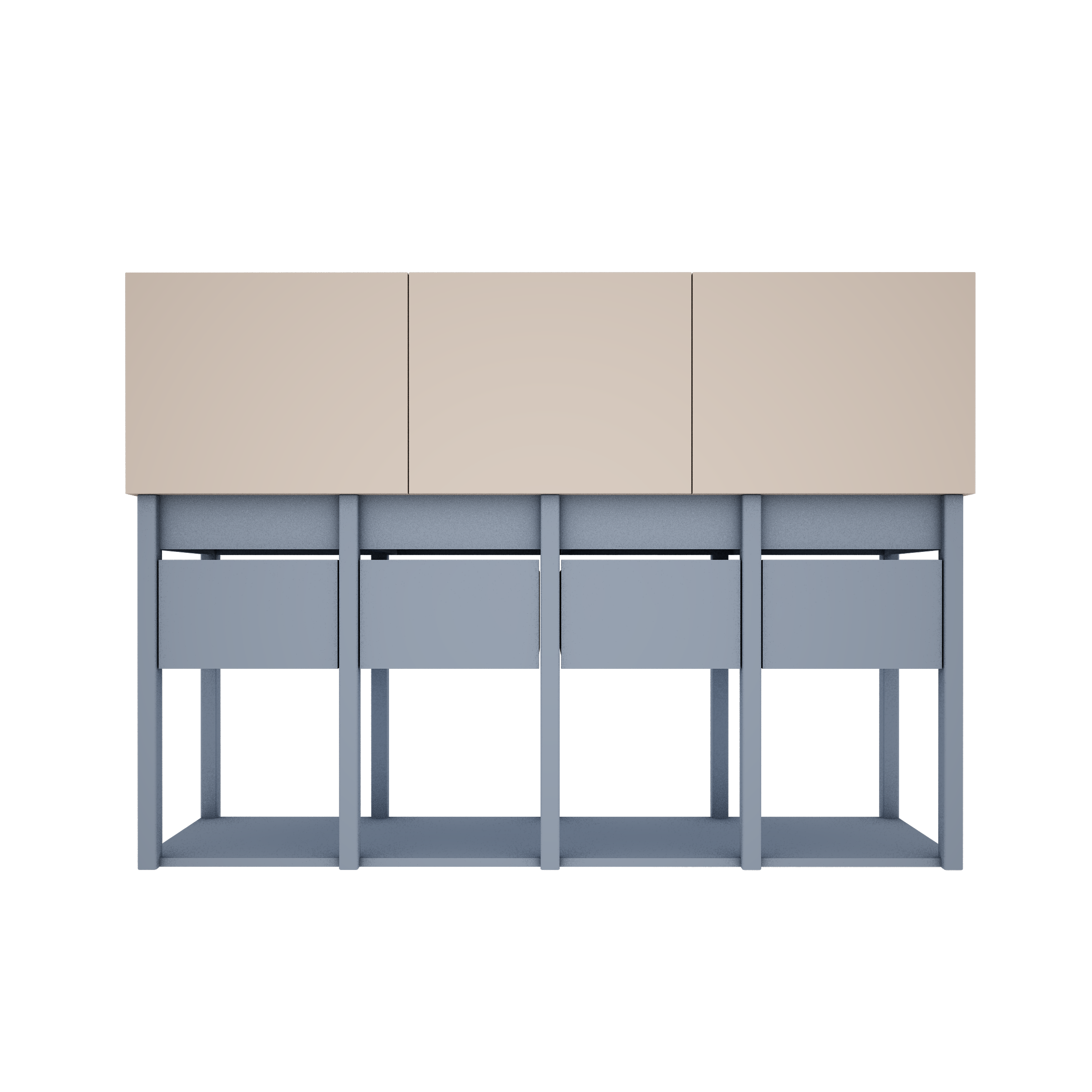 Handmade 'Tweens' Blue Chest of Drawers