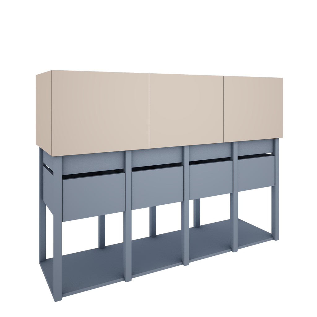 Handmade 'Tweens' Blue Chest of Drawers