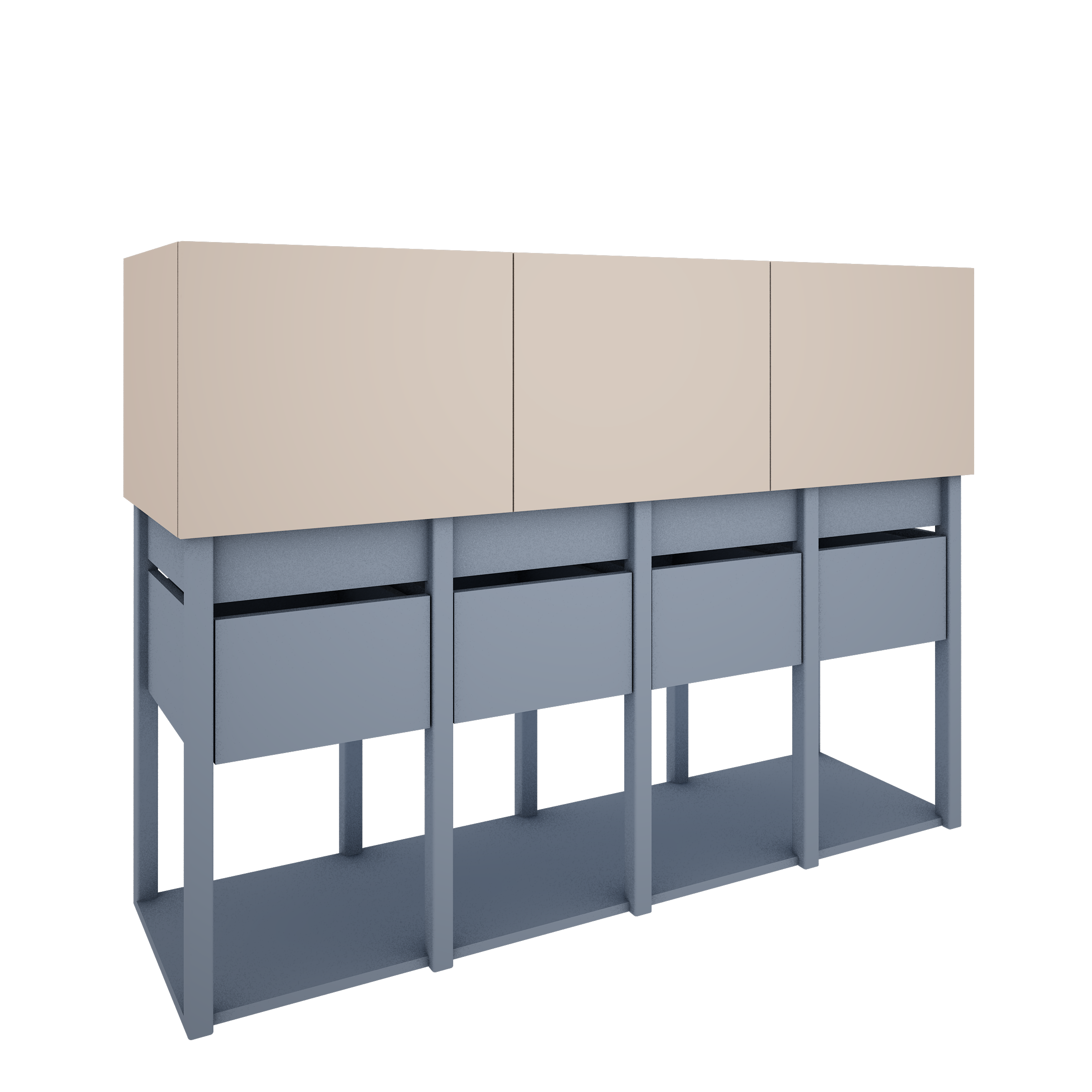 Handmade 'Tweens' Blue Chest of Drawers